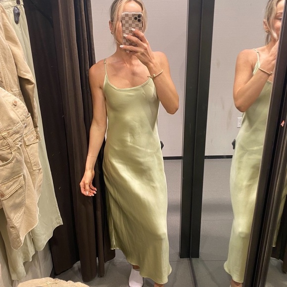 Zara Satin Dress - Picture 3 of 4